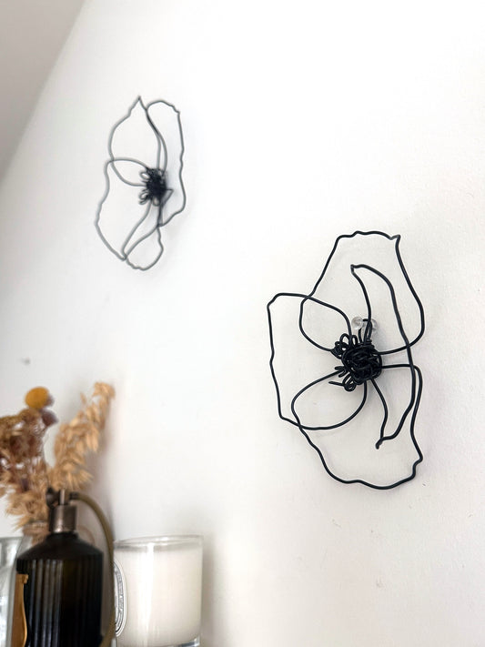 Wall Hanging Poppy Flower